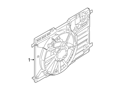 Cooling System/Cooling Fan for 2016 Ford Transit Connect #1