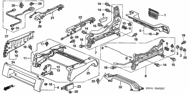 Front Seat Components (R.) for 2006 Honda Pilot #0