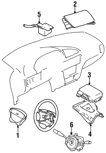 Metro AIR BAG COMPONENTS