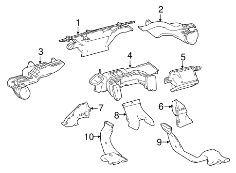 BODY/DUCTS for 2013 Toyota RAV4 #1