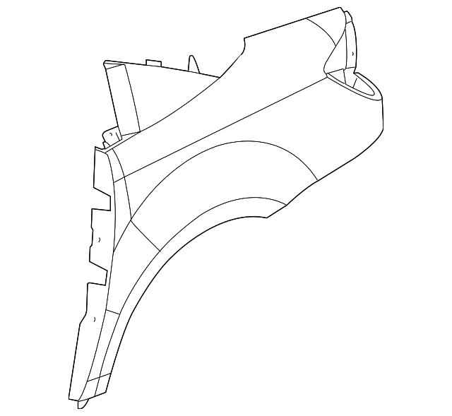 22729251 Деталь QUARTER PANEL, LEFT