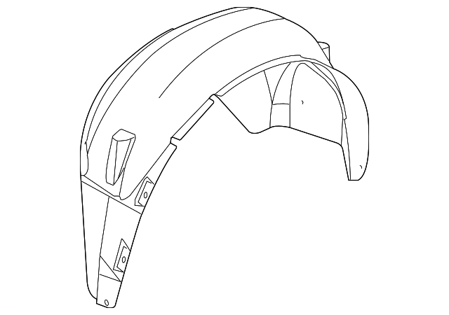 22708211 Деталь WHEELHOUSE LINER, RIGHT
