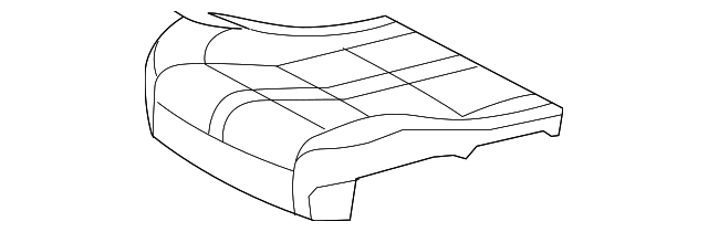 C2C25402 Деталь SEAT CUSHION PAD, LEFT