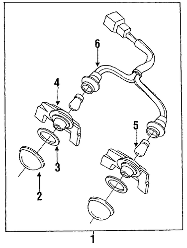 OEM Honda 34100-SF1-A02 - License Lamp OEM Honda 34100-SF1-A02 - License Lamp