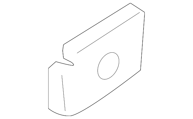 8A8Z-7460151-A SEAT BELT ASSY PLATE, RIGHT