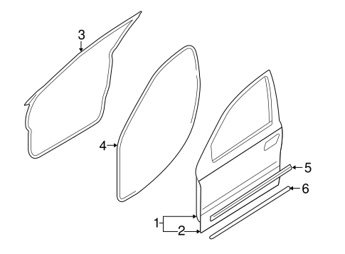 Body/Door & Components for 2009 Ford Taurus #2
