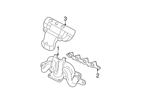 Exhaust System/Exhaust Components for 2006 Ford Focus #2