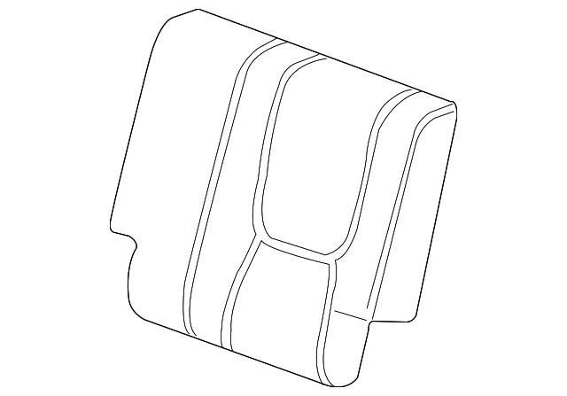 89026570 SEAT BACK COVER, LEFT
