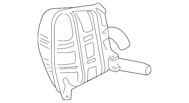 997-111-421-04 Деталь MUFFLER, RIGHT