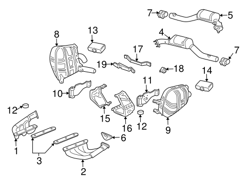 911 EXHAUST COMPONENTS