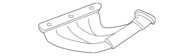 997-111-101-02 Деталь EXHAUST MANIFOLD, LEFT