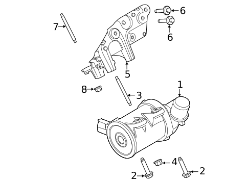 Water Pump for 2021 Ford Escape #0