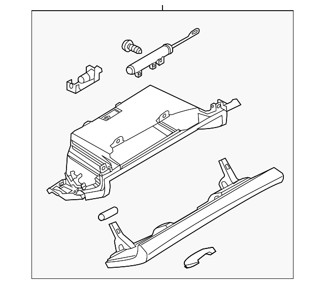 970-552-204-09-7J0 Деталь GLOVE BOX ASSY