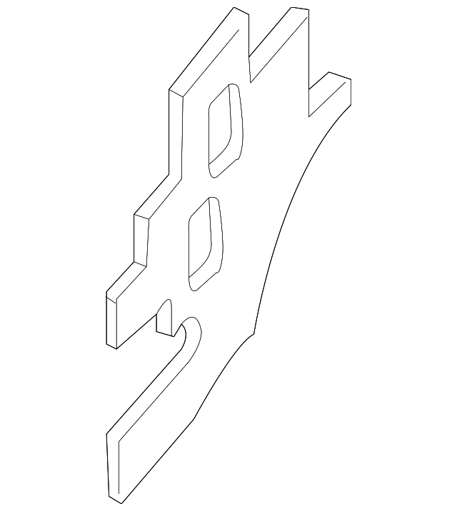 92046735 Деталь INSULATOR, LEFT