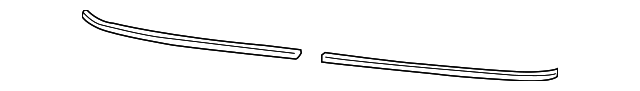 92049324 Деталь COWL GRILLE REAR SEAL, LEFT