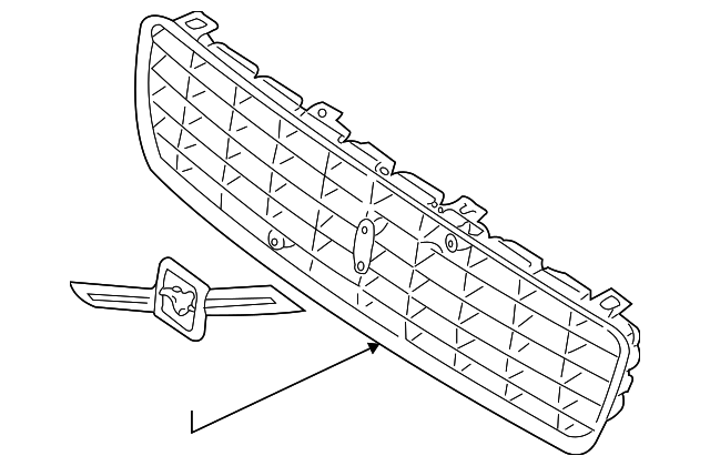 9151881 UPPER GRILLE