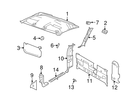 Body/Interior Trim - Cab for 2010 Ford F-350 Super Duty #3