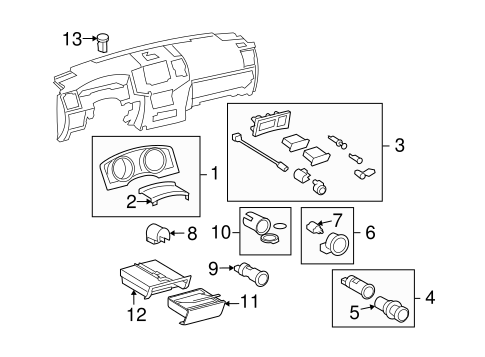 BODY/INSTRUMENT PANEL COMPONENTS for 2011 Toyota Land Cruiser #1