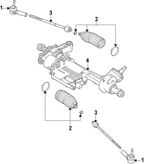 Steering/Steering Gear & Linkage for 2013 Ford Mustang #1