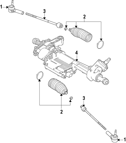Mustang STEERING GEAR & LINKAGE 2