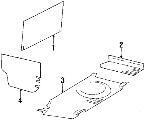 Interior Trim for 1989 Mercedes-Benz 560 SL #0