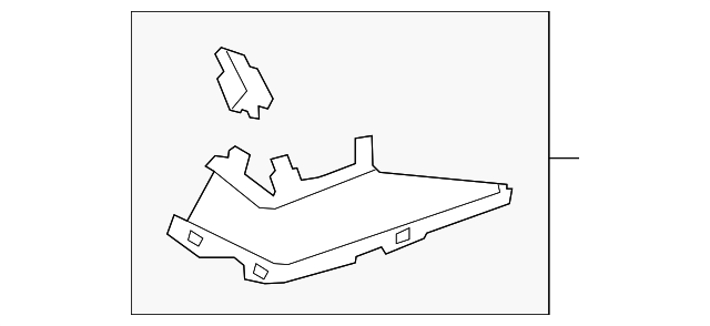 DV6Z-5831011-BB Деталь UPPER TRIM, LEFT