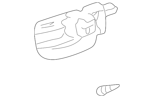 88971437 Деталь HANDLE, INSIDE, RIGHT