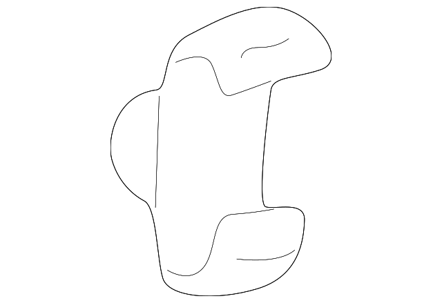 88971472 Деталь CONTROL CABLE GUIDE, LEFT