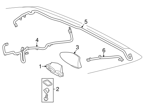 Antenna & Radio for 2018 Toyota RAV4 #0