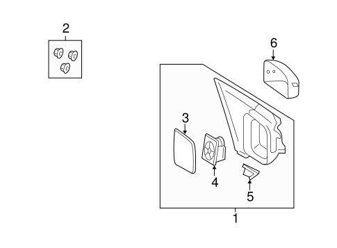 Electrical/Mirrors for 2009 Ford Taurus #2