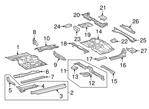 BODY/FLOOR - CAB for 2016 Toyota Tacoma #2
