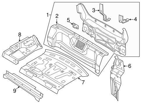 Rear Body for 2016 Volkswagen Jetta #0