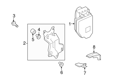 ELECTRICAL/ABS COMPONENTS for 2008 Scion xB #1