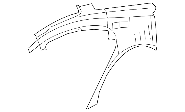 31349231 Деталь INNER PANEL, LEFT