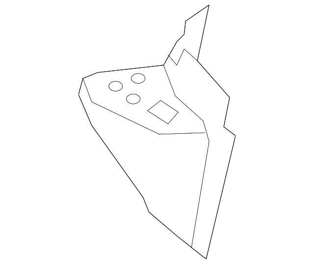 31333728 Деталь INNER WHEELHOUSE BRACKET, LEFT