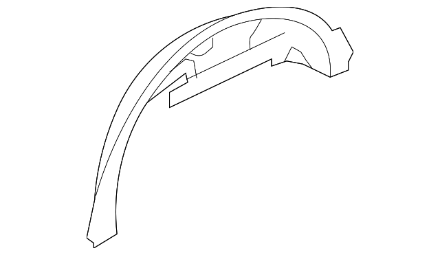 31333460 Деталь INNER WHEELHOUSE, LEFT