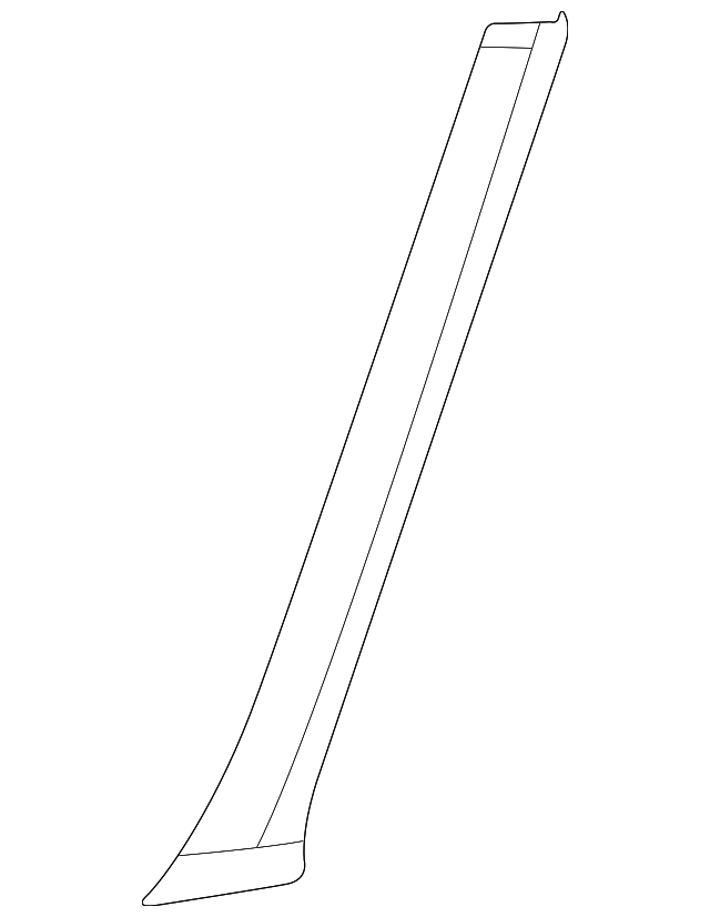 DCB101260 Деталь MOLDING, RIGHT
