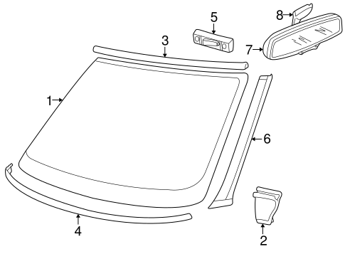 Range Rover GLASS - WINDSHIELD