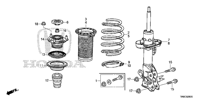 Rubber, Front Shock Absorber Mounting Rubber, Front Shock Absorber Mounting