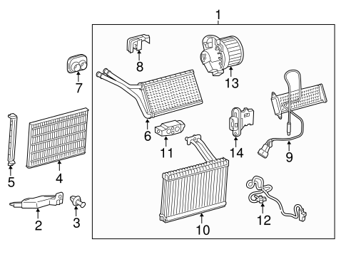 HVAC/BLOWER MOTOR & FAN for 2015 Scion iQ #1