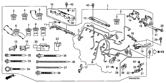 ENGINE/ENGINE WIRE HARNESS (1.8L) for 2009 Honda CIVIC SEDAN #1