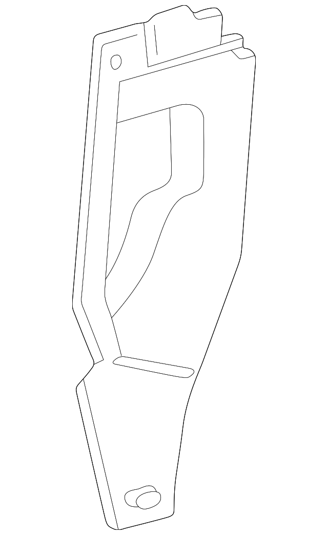 F4ZZ7631064A Деталь WATER SHIELD, RIGHT