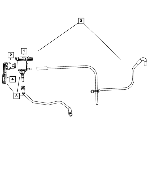 Emission Harness for 2009 Chrysler Town & Country #0