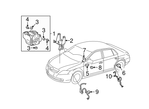 BRAKES/STABILITY CONTROL for 2009 Toyota Avalon #1