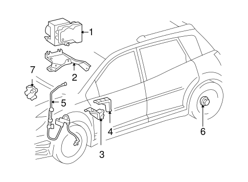 ELECTRICAL/ABS COMPONENTS for 2004 Toyota Matrix #1