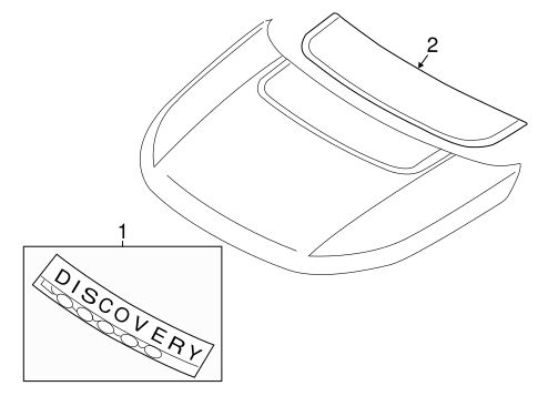 Discovery Sport EXTERIOR TRIM - HOOD
