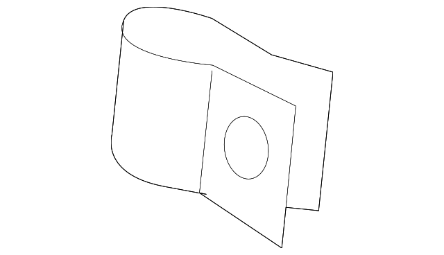 W710653S424 Деталь UPR CTR PLR TRIM CLIP, RIGHT