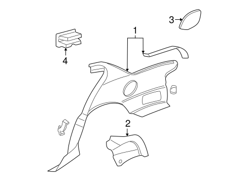 Alero QUARTER PANEL & COMPONENTS 2