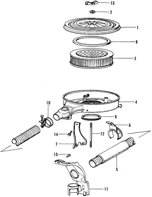ELECTRICAL / EXHAUST / HEATER / FUEL/AIR CLEANER ('75-'76) for 1975 Honda CIVIC 1200 HATCHBACK #1
