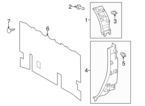 BODY/INTERIOR TRIM - CAB for 2015 Toyota Tundra #4